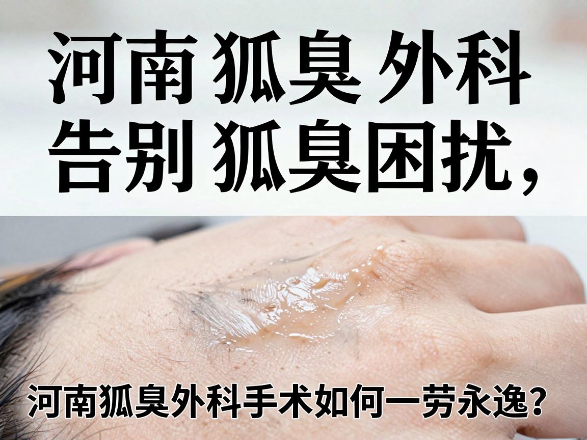 河南狐臭外科,告别狐臭困扰,河南狐臭外科手术如何一劳永逸? 河南狐臭外科,告别狐臭困扰,河南狐臭外科手术如何一劳永逸?