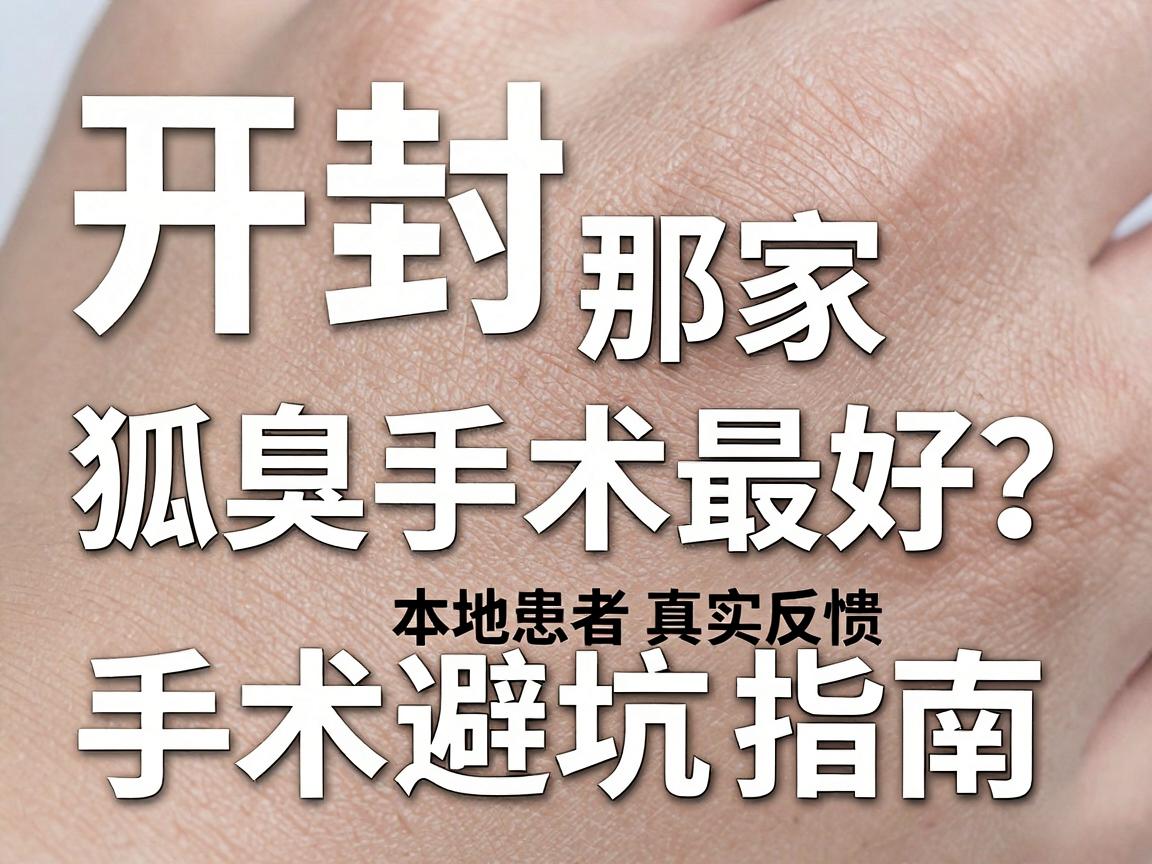 开封那家狐臭手术最好?本地患者真实反馈与手术避坑指南 开封那家狐臭手术最好?本地患者真实反馈与手术避坑指南