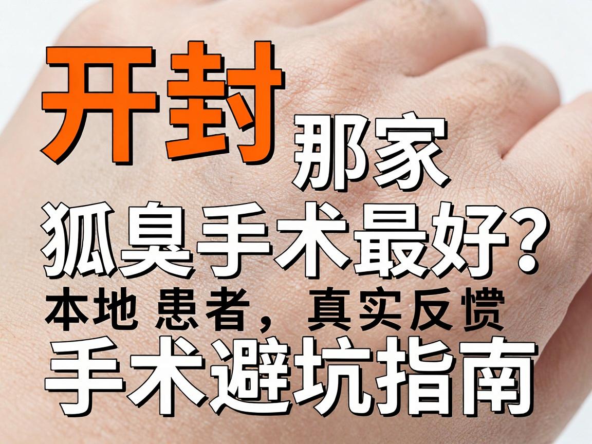 开封那家狐臭手术最好?本地患者真实反馈与手术避坑指南 开封那家狐臭手术最好?本地患者真实反馈与手术避坑指南