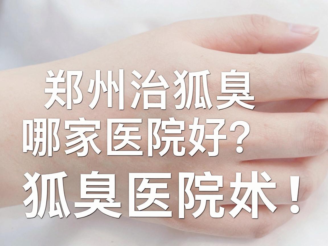郑州治狐臭哪家医院好?从狐臭成因到狐臭手术,这篇给你讲透 郑州治狐臭哪家医院好?从狐臭成因到狐臭手术,这篇给你讲透