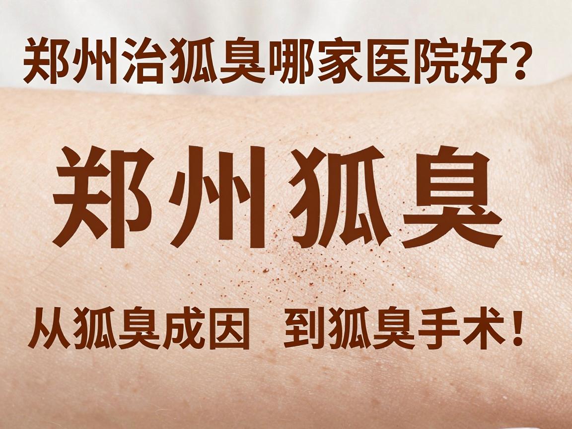 郑州治狐臭哪家医院好?从狐臭成因到狐臭手术,这篇给你讲透 郑州治狐臭哪家医院好?从狐臭成因到狐臭手术,这篇给你讲透