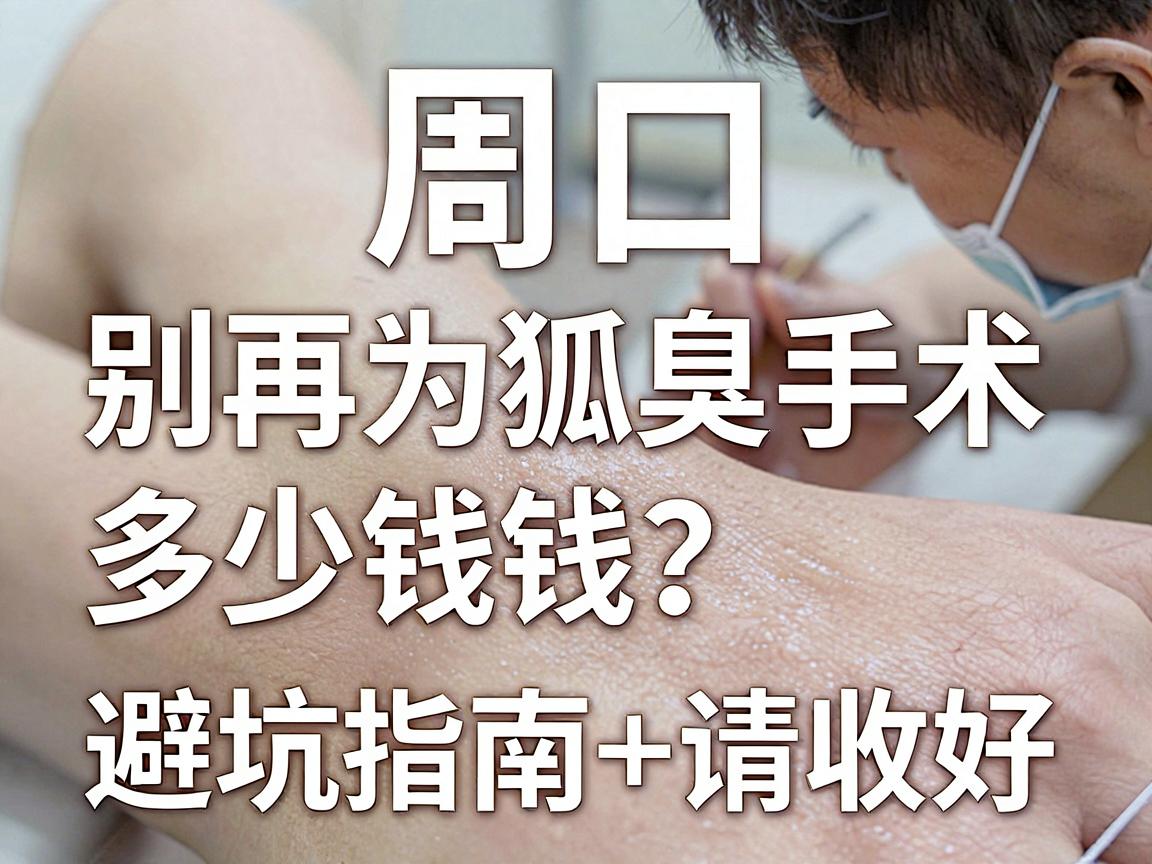 周口狐臭手术多少钱？别再为狐臭手术多少钱纠结，这份费用清单+避坑指南请收好