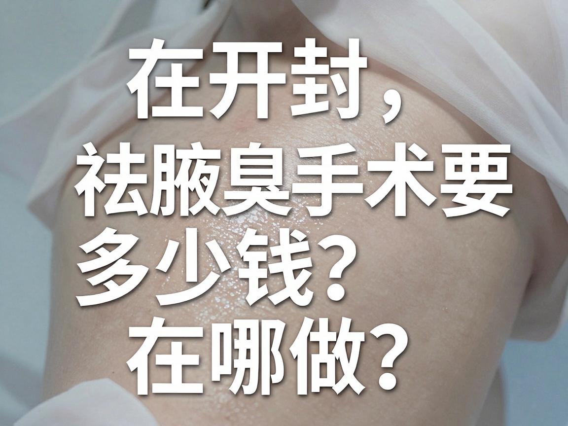 在开封祛腋臭手术要多少钱?在哪做?开封腋臭手术价格与医院选择全解析 在开封祛腋臭手术要多少钱?在哪做?开封腋臭手术价格与医院选择全解析