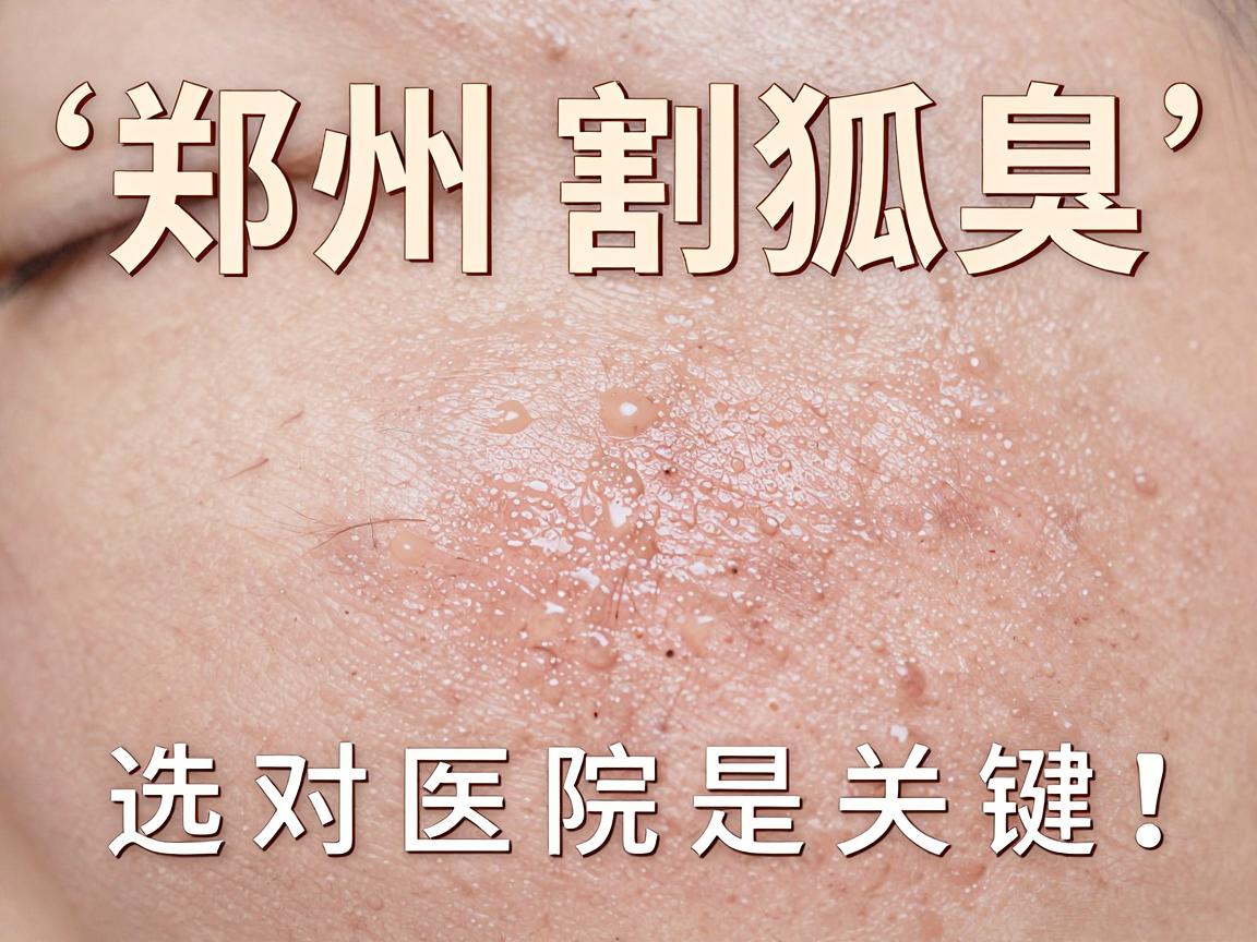 郑州割狐臭，选对医院是关键，郑州割狐臭医院怎么选才靠谱？
