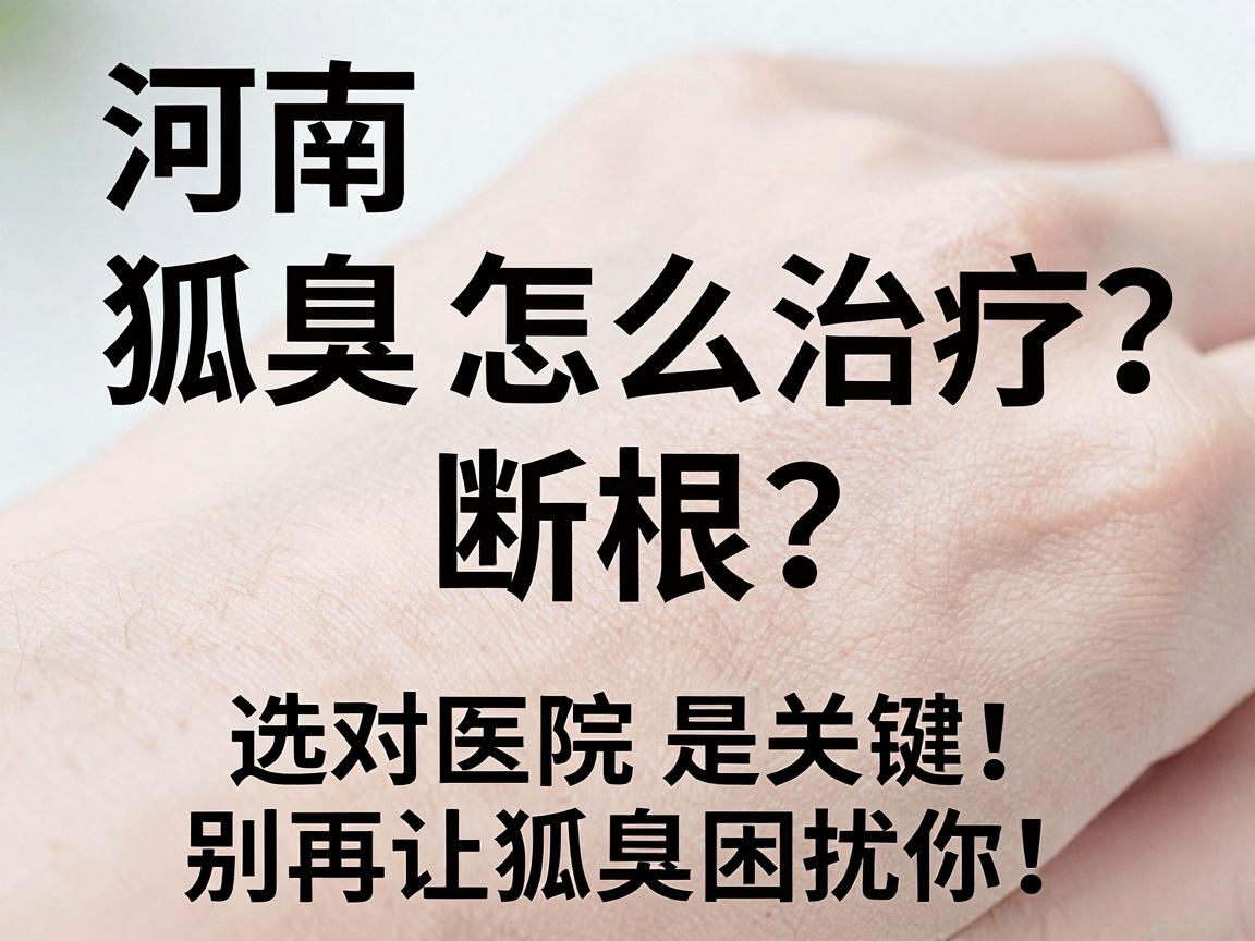 河南狐臭怎么治疗断根?选对医院是关键,别再让狐臭困扰你! 河南狐臭怎么治疗断根?选对医院是关键,别再让狐臭困扰你!