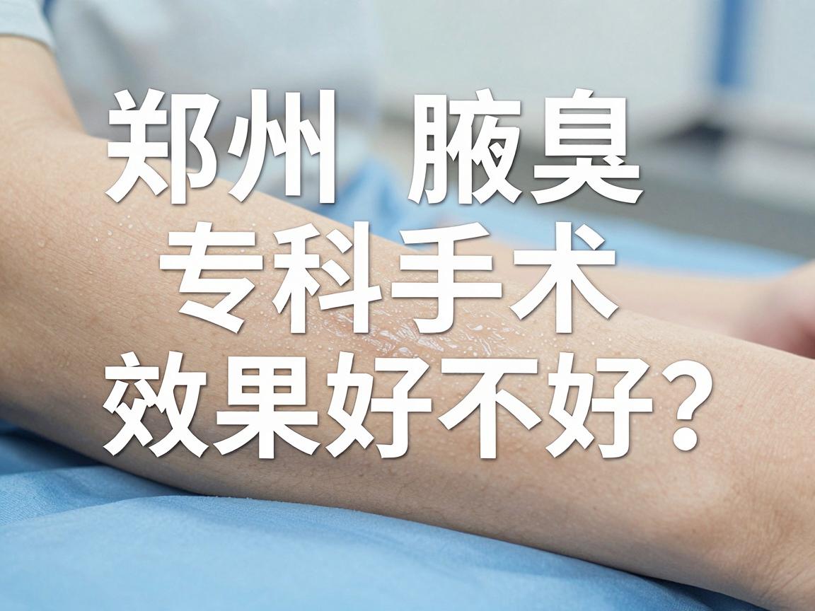 郑州腋臭手术医院怎么选?郑州腋臭专科手术效果好不好?看这篇就够了 郑州腋臭手术医院怎么选?郑州腋臭专科手术效果好不好?看这篇就够了