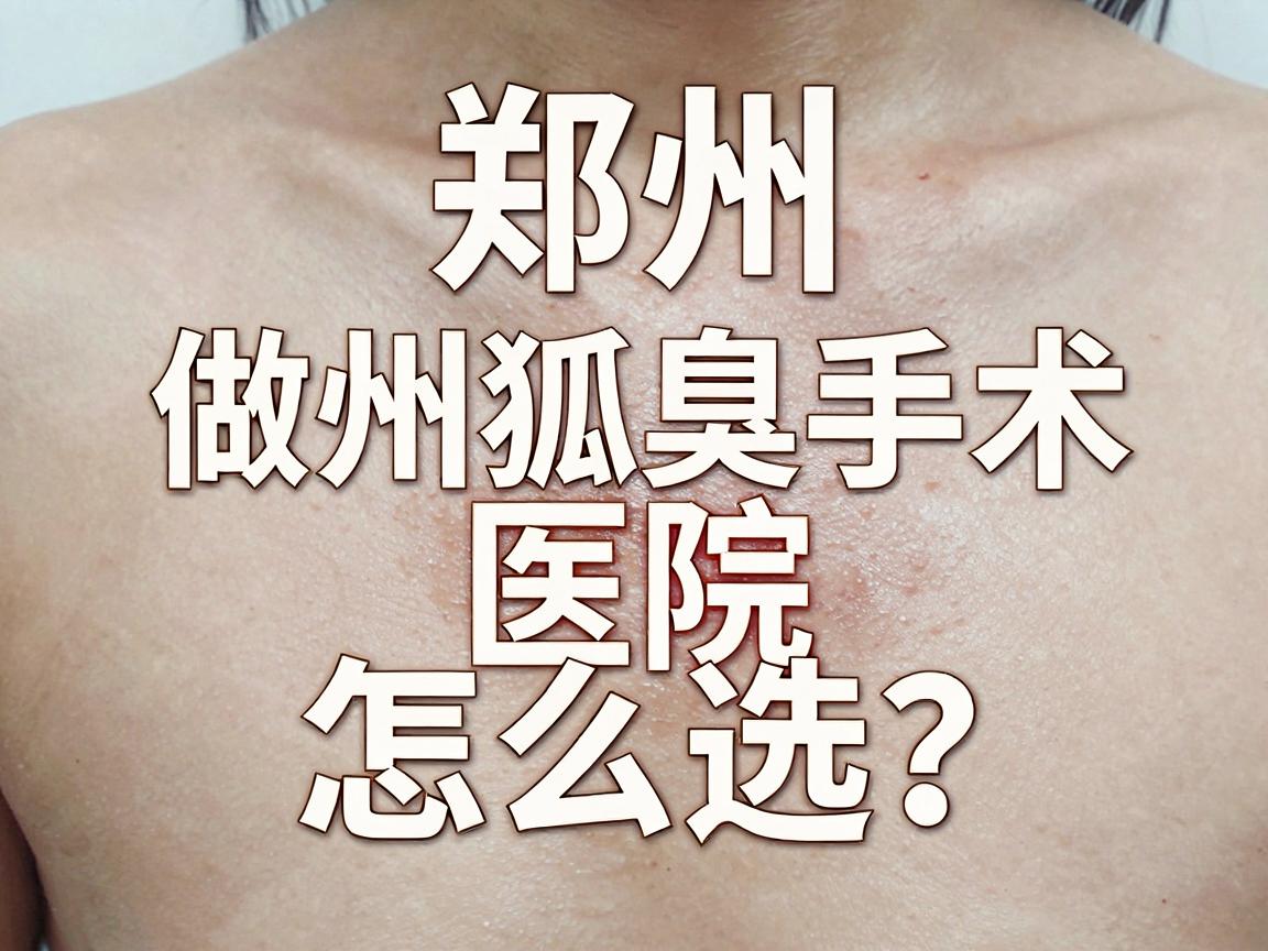 郑州做狐臭手术医院怎么选?这份郑州医院避坑指南请收好 郑州做狐臭手术医院怎么选?这份郑州医院避坑指南请收好