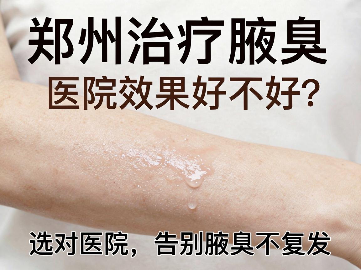 郑州治疗腋臭医院效果好不好?选对医院,告别腋臭不复发 郑州治疗腋臭医院效果好不好?选对医院,告别腋臭不复发