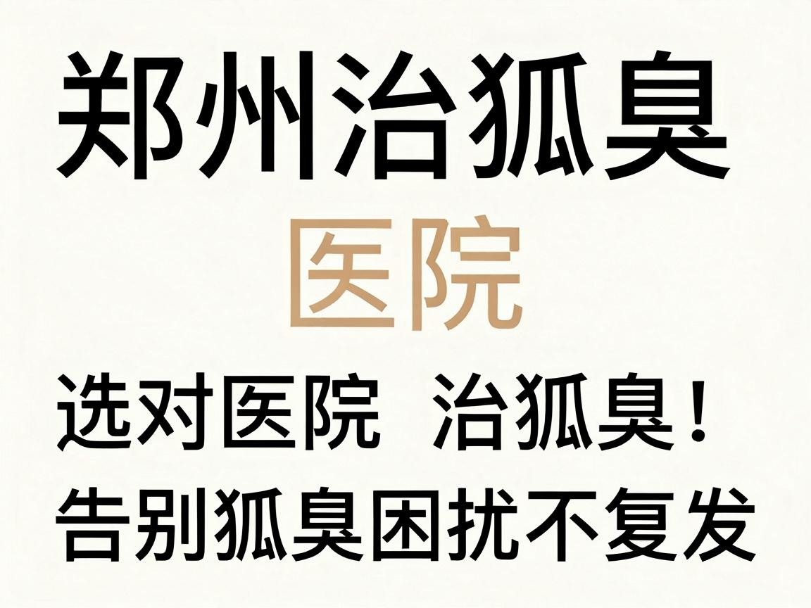 郑州治狐臭医院排名,选对医院治狐臭,告别狐臭困扰不复发 郑州治狐臭医院排名,选对医院治狐臭,告别狐臭困扰不复发