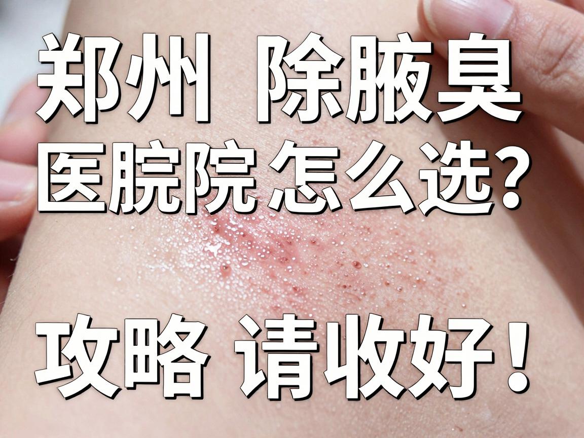 郑州除腋臭医院怎么选?这份除腋臭攻略请收好! 郑州除腋臭医院怎么选?这份除腋臭攻略请收好!