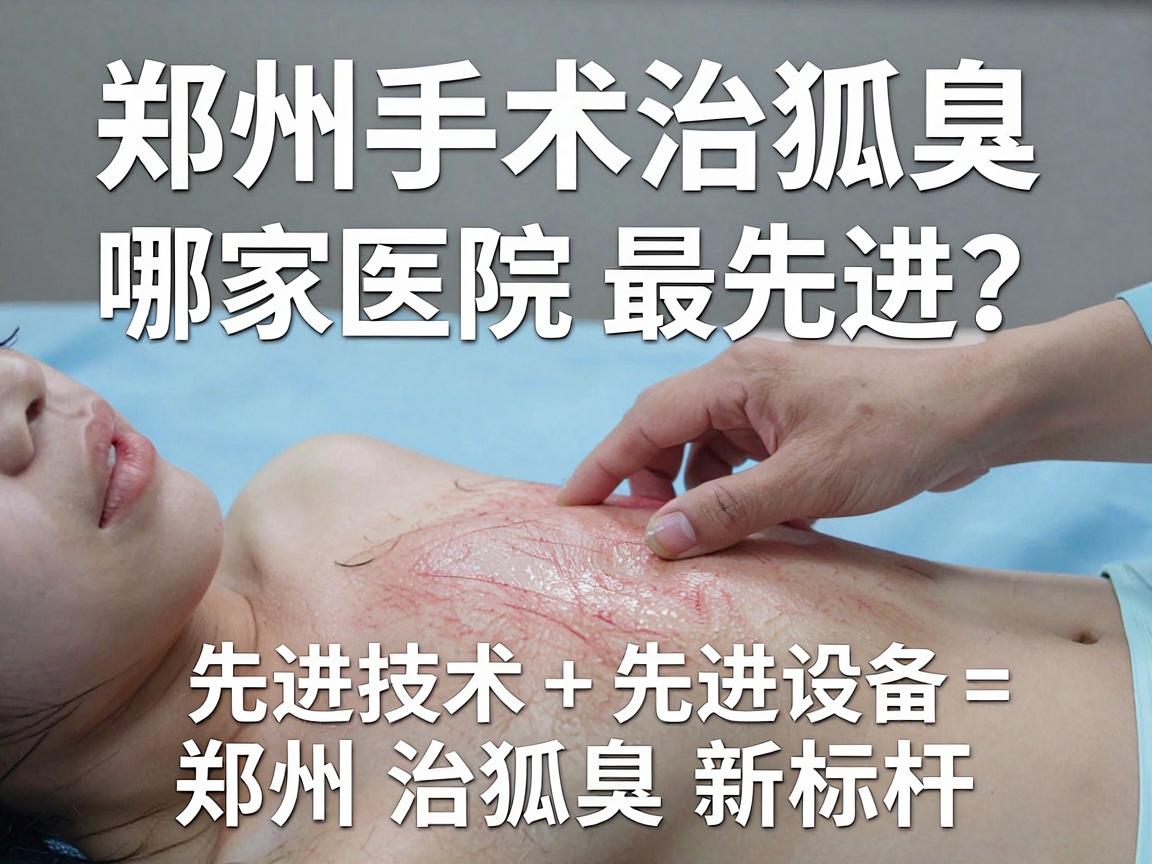 郑州手术治狐臭，哪家医院最先进？先进技术+先进设备=郑州治狐臭新标杆