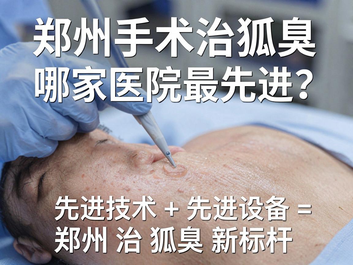 郑州手术治狐臭，哪家医院最先进？先进技术+先进设备=郑州治狐臭新标杆