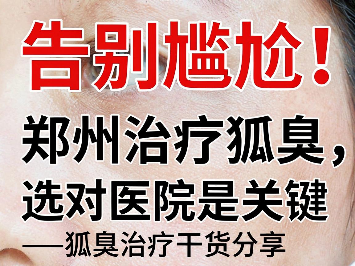 告别尴尬！郑州治疗狐臭，选对医院是关键—狐臭治疗干货分享