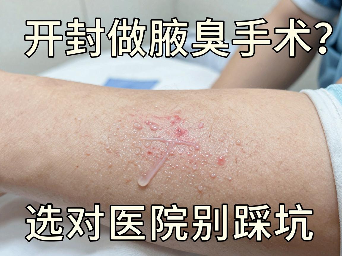 开封做腋臭手术,哪家医院好?选对医院别踩坑 开封做腋臭手术,哪家医院好?选对医院别踩坑