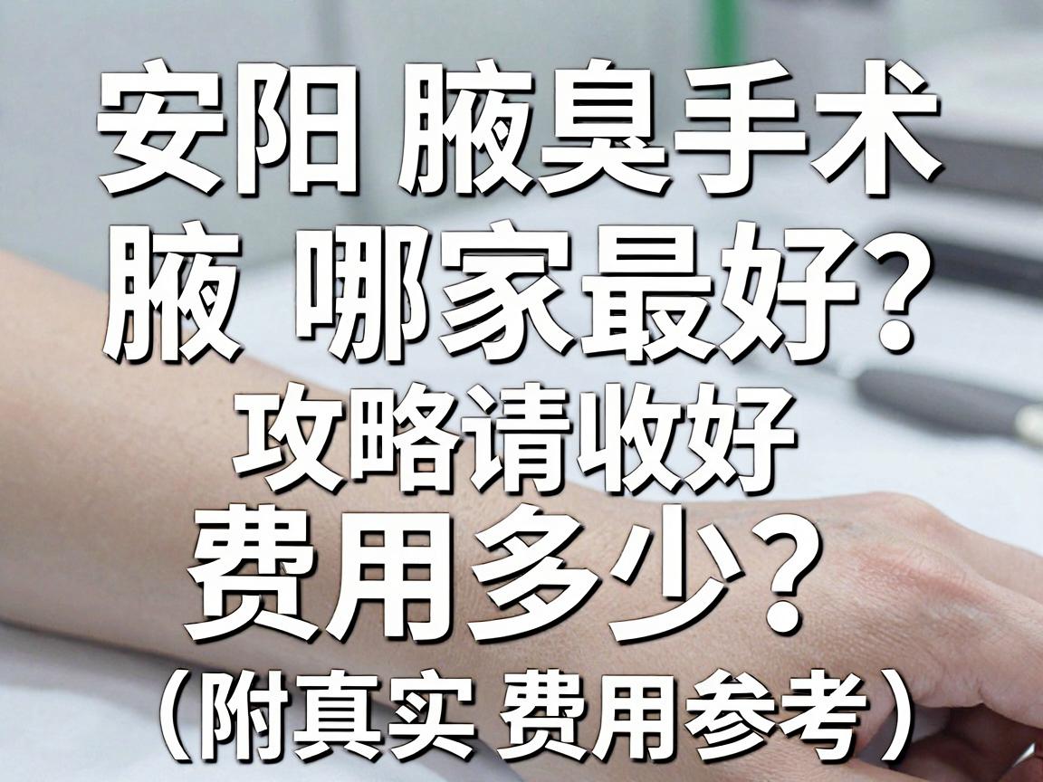 安阳腋臭手术哪家最好?费用多少?这篇安阳腋臭手术攻略请收好(附真实费用参考) 安阳腋臭手术哪家最好?费用多少?这篇安阳腋臭手术攻略请收好(附真实费用参考)