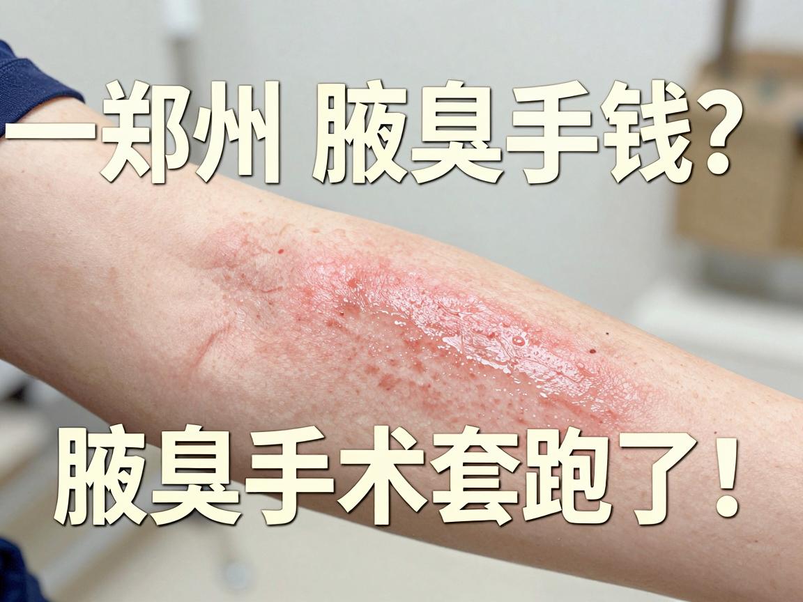 郑州腋臭手术多少钱?一文拆解腋臭手术费用,别再被低价套路了! 郑州腋臭手术多少钱?一文拆解腋臭手术费用,别再被低价套路了!
