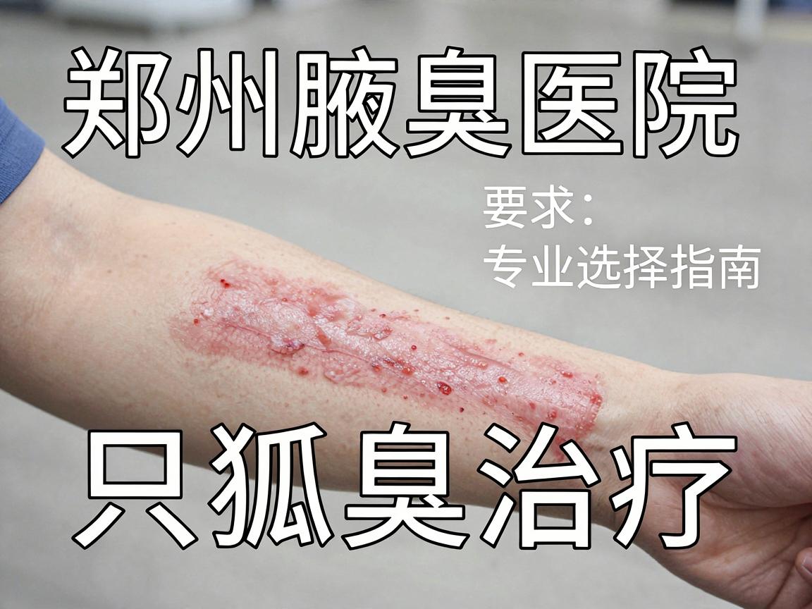 郑州腋臭医院，只狐臭治疗，郑州腋臭医院专业选择指南