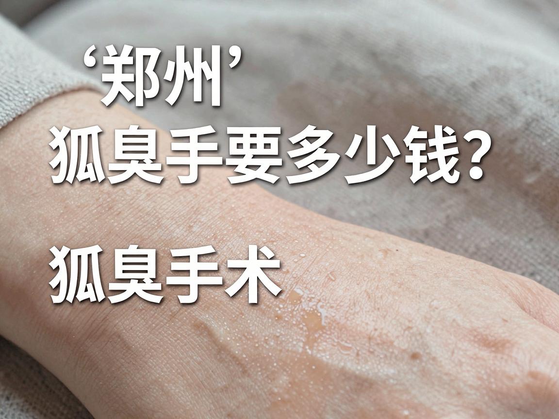 郑州狐臭手术要多少钱?一文讲清狐臭手术费用构成与省钱攻略 郑州狐臭手术要多少钱?一文讲清狐臭手术费用构成与省钱攻略
