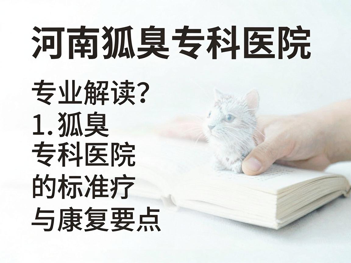 河南狐臭专科医院怎么选?专业解读河南狐臭专科医院的诊疗标准与康复要点 河南狐臭专科医院怎么选?专业解读河南狐臭专科医院的诊疗标准与康复要点