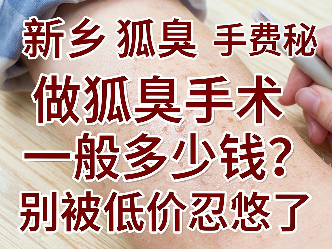 新乡狐臭手术费用大揭秘，做狐臭手术一般多少钱？别被低价忽悠了
