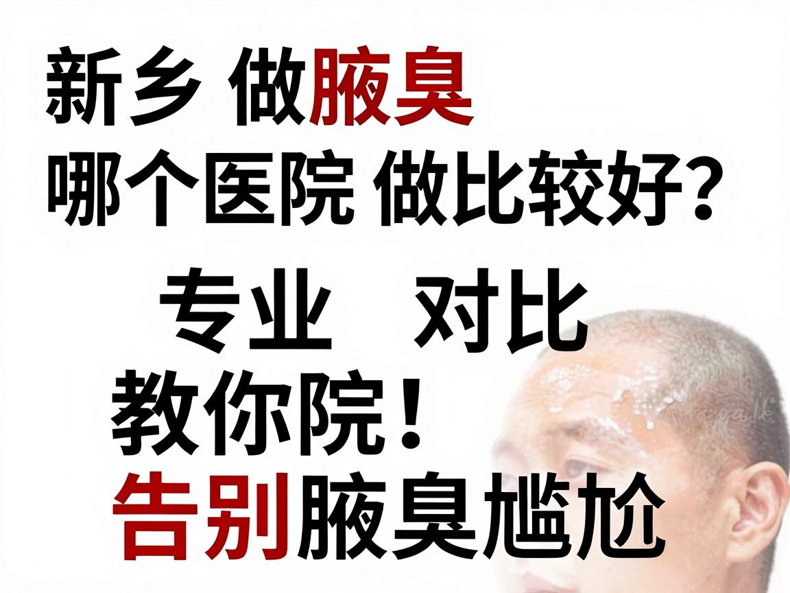 新乡做腋臭哪个医院做比较好?专业对比教你选对医院,告别腋臭尴尬 新乡做腋臭哪个医院做比较好?专业对比教你选对医院,告别腋臭尴尬