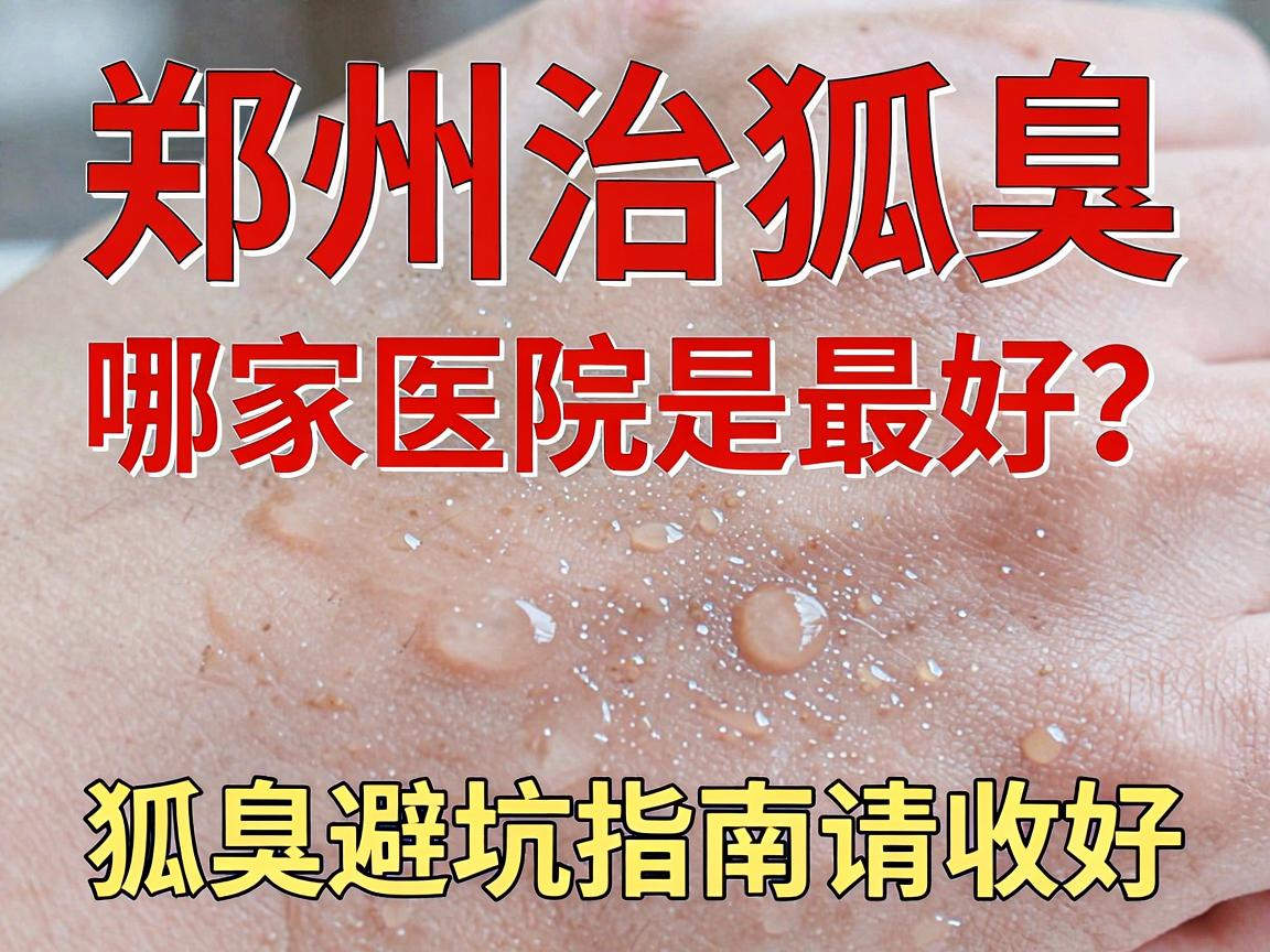 郑州治狐臭，哪家医院是最好？这份狐臭医院避坑指南请收好