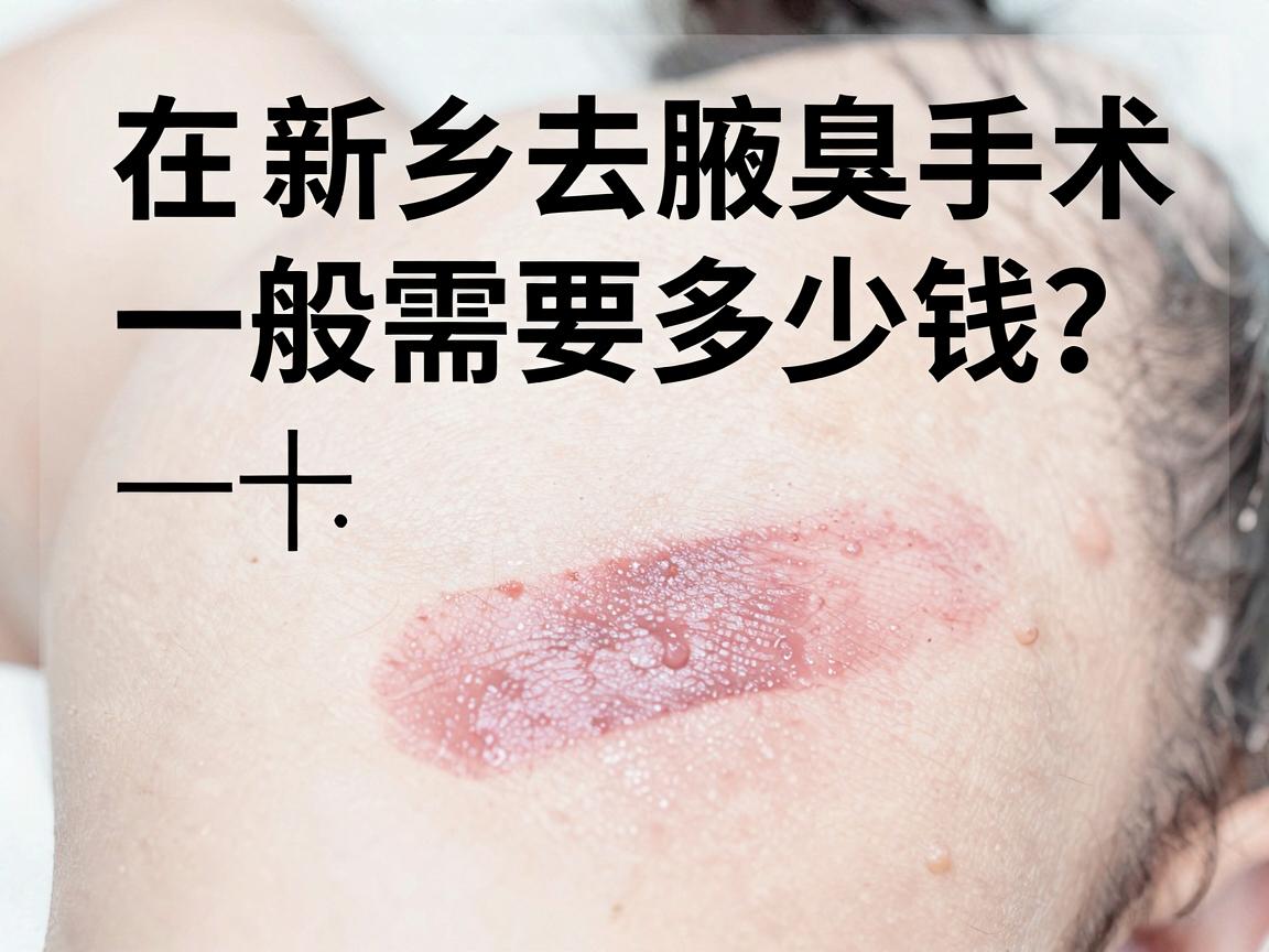 在新乡去腋臭手术一般需要多少钱?一文拆解腋臭手术费用明细与省钱攻略 在新乡去腋臭手术一般需要多少钱?一文拆解腋臭手术费用明细与省钱攻略