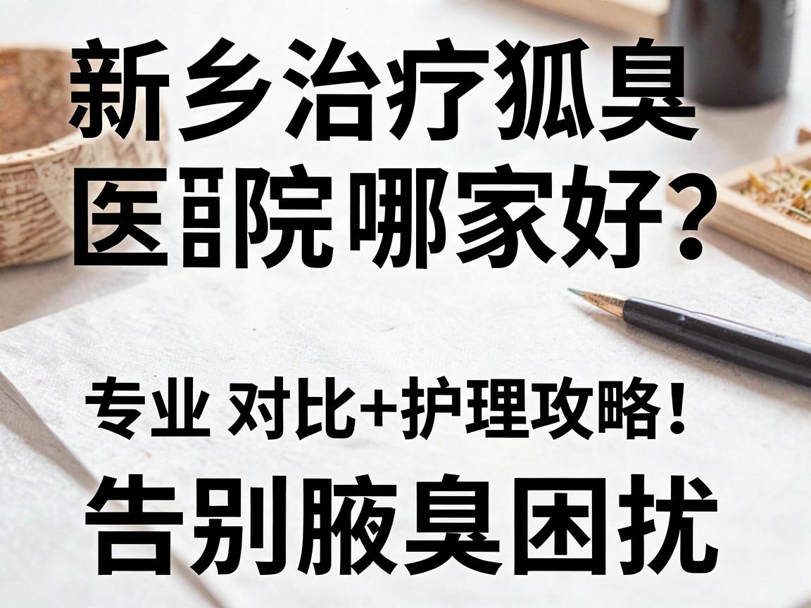 新乡治疗狐臭医院哪家好?专业对比+护理攻略,告别腋臭困扰 新乡治疗狐臭医院哪家好?专业对比+护理攻略,告别腋臭困扰