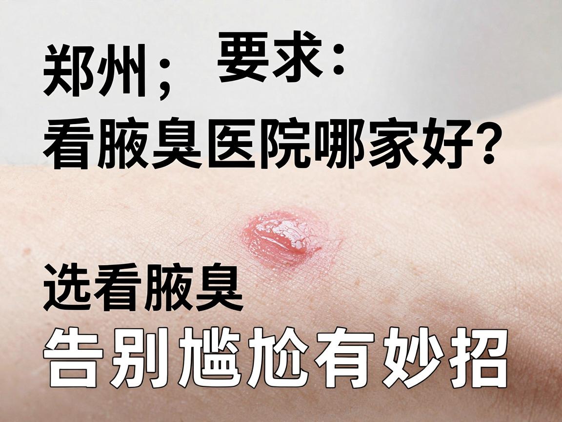 郑州看腋臭医院哪家好?选对医院看腋臭,告别尴尬有妙招 郑州看腋臭医院哪家好?选对医院看腋臭,告别尴尬有妙招