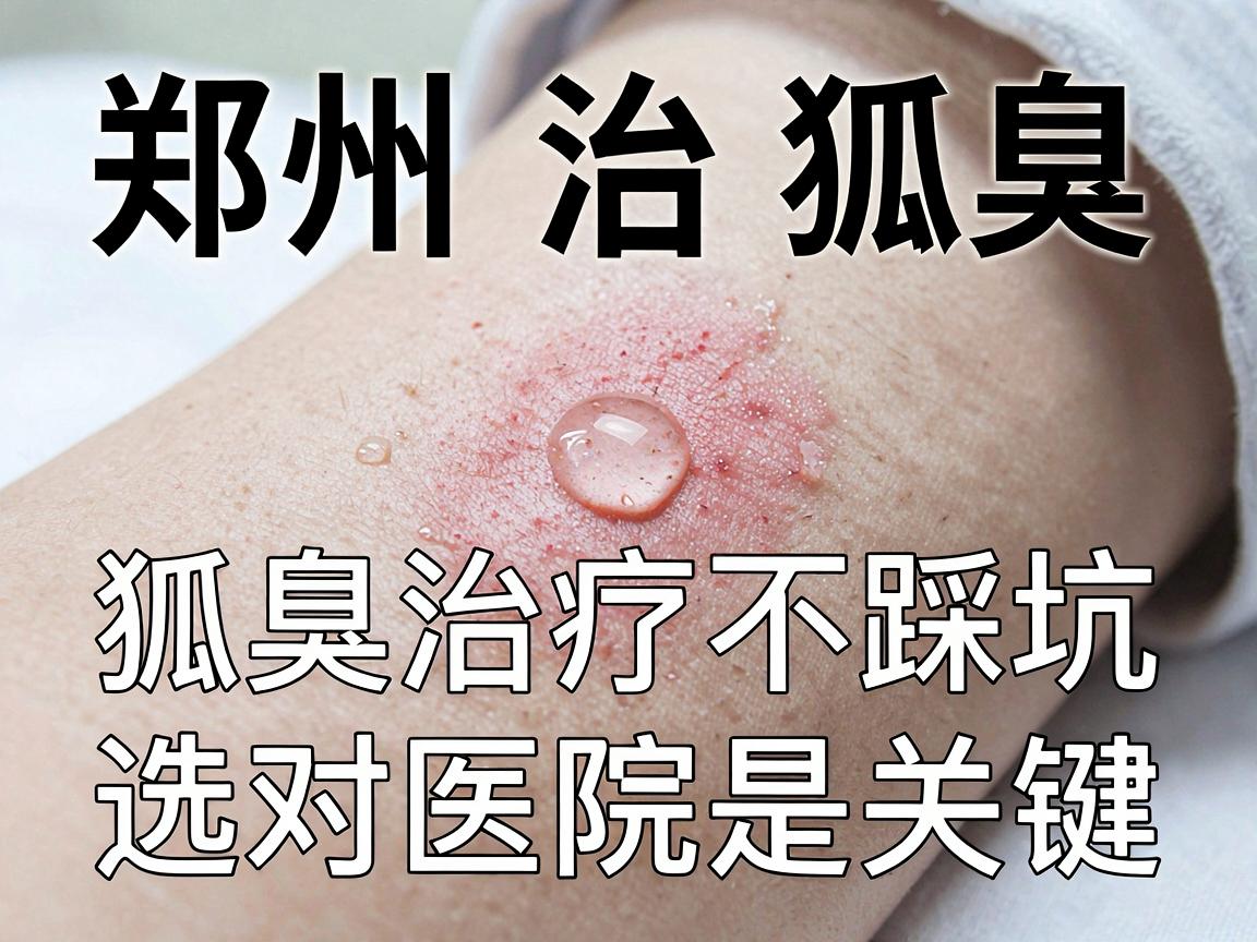 郑州治疗狐臭有名医院解析，狐臭治疗不踩坑，选对医院是关键