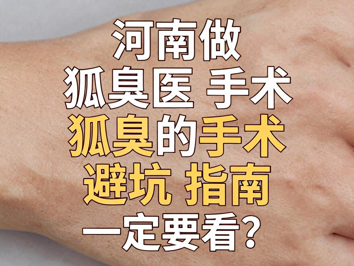 河南做狐臭手术最好的医院怎么选?狐臭手术避坑指南一定要看 河南做狐臭手术最好的医院怎么选?狐臭手术避坑指南一定要看