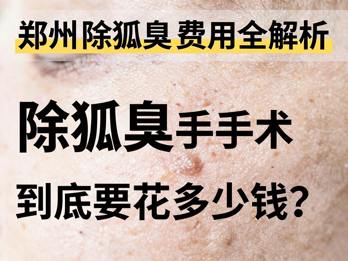 郑州除狐臭费用全解析，除狐臭手术到底要花多少钱？这篇告诉你真实费用