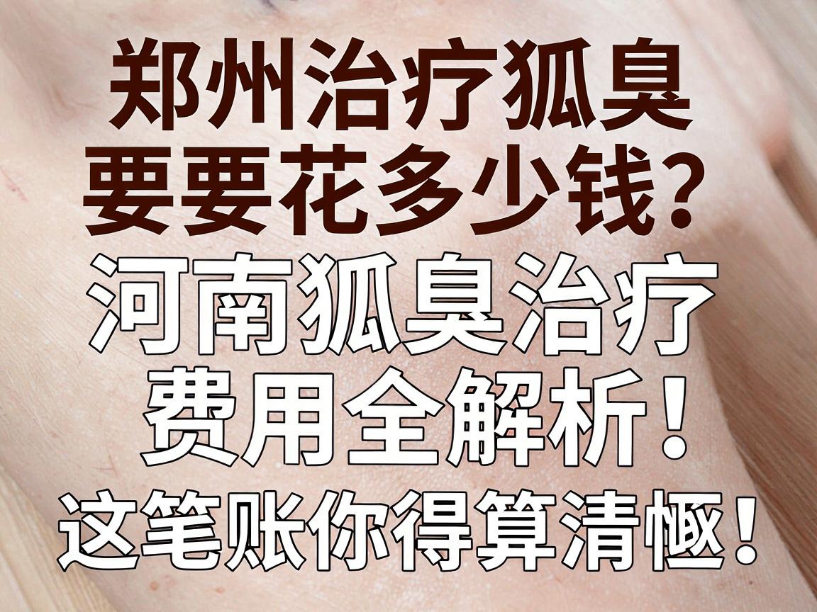 郑州治疗狐臭要花多少钱?河南狐臭治疗费用全解析,这笔账你得算清楚! 郑州治疗狐臭要花多少钱?河南狐臭治疗费用全解析,这笔账你得算清楚!