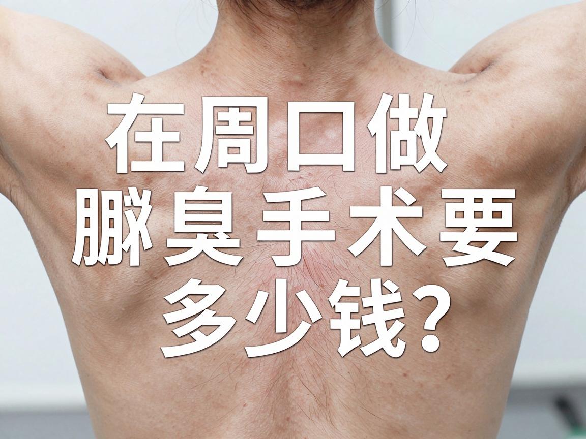 在周口做腋臭手术要多少钱?一文讲清费用真相,避免踩坑! 在周口做腋臭手术要多少钱?一文讲清费用真相,避免踩坑!
