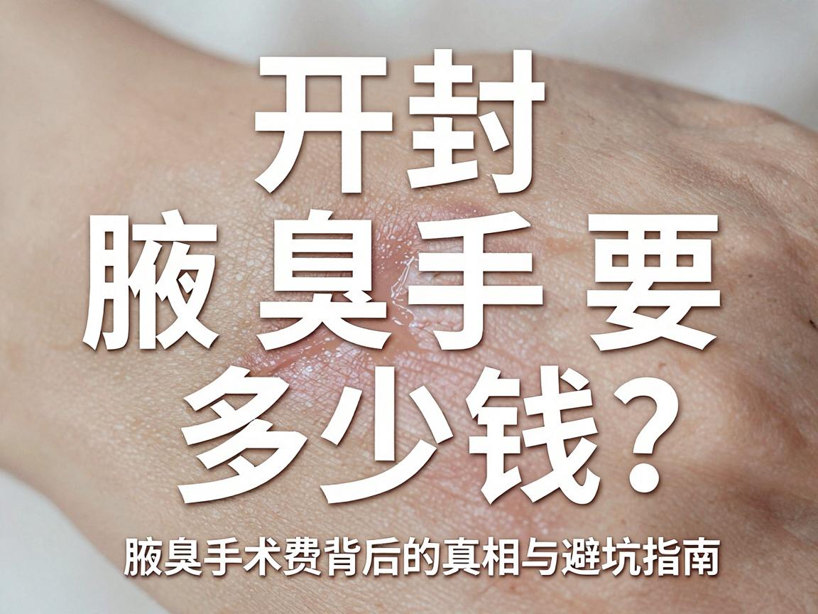 开封腋臭手术要多少钱?揭秘腋臭手术费用背后的真相与避坑指南 开封腋臭手术要多少钱?揭秘腋臭手术费用背后的真相与避坑指南