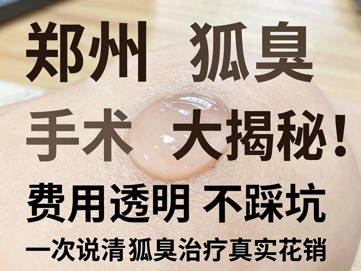 郑州狐臭手术价格大揭秘,费用透明不踩坑,一次说清狐臭治疗真实花销 郑州狐臭手术价格大揭秘,费用透明不踩坑,一次说清狐臭治疗真实花销