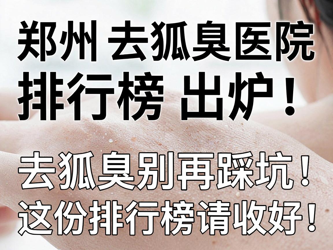 郑州去狐臭医院排行榜出炉!去狐臭别再踩坑,这份排行榜请收好 郑州去狐臭医院排行榜出炉!去狐臭别再踩坑,这份排行榜请收好