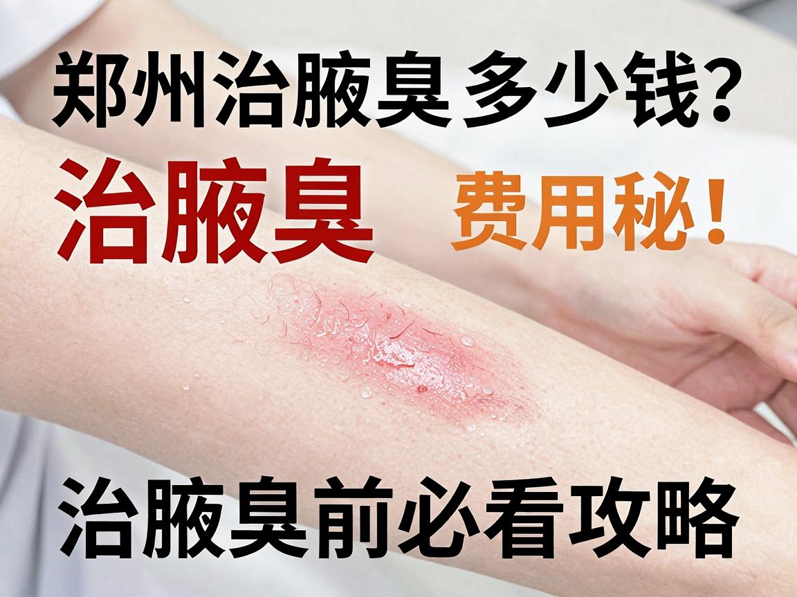郑州治腋臭多少钱？治腋臭费用大揭秘，治腋臭前必看攻略