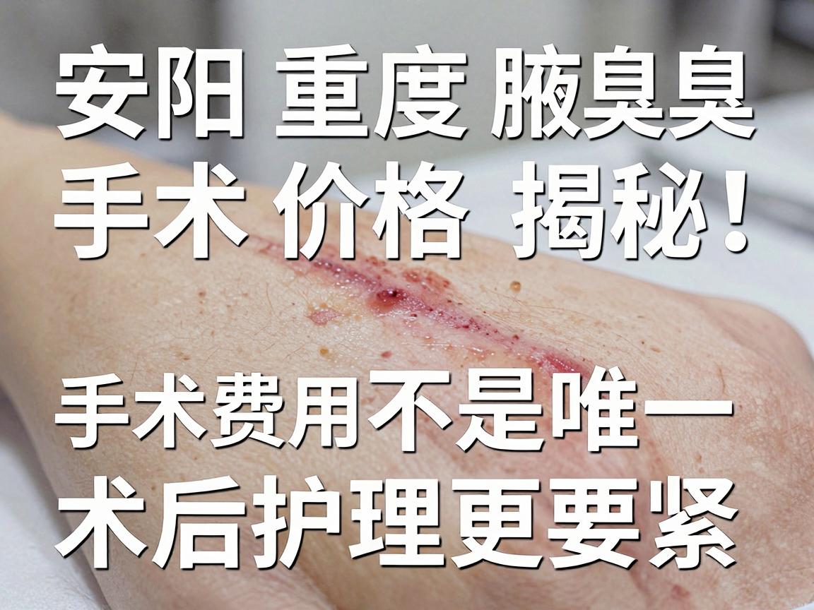 安阳重度腋臭手术价格揭秘,手术费用不是唯一,术后护理更要紧 安阳重度腋臭手术价格揭秘,手术费用不是唯一,术后护理更要紧