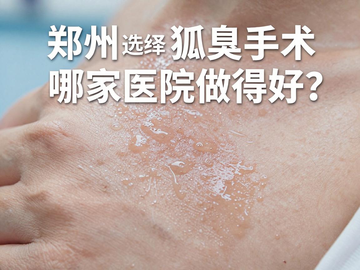 郑州狐臭手术哪家医院做得好?狐臭手术选择医院的关键点 郑州狐臭手术哪家医院做得好?狐臭手术选择医院的关键点
