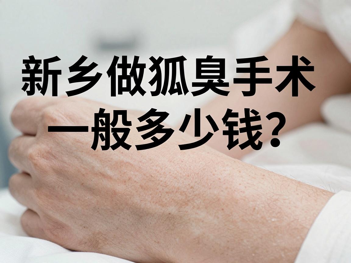 新乡做狐臭手术一般多少钱?价格差异大,这些因素决定费用高低 新乡做狐臭手术一般多少钱?价格差异大,这些因素决定费用高低