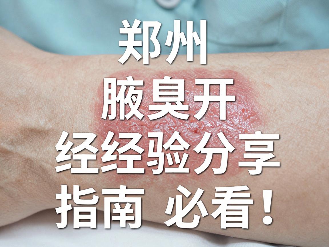 郑州腋臭开刀医院怎么选?腋臭开刀经验分享,这3点避坑指南必看! 郑州腋臭开刀医院怎么选?腋臭开刀经验分享,这3点避坑指南必看!