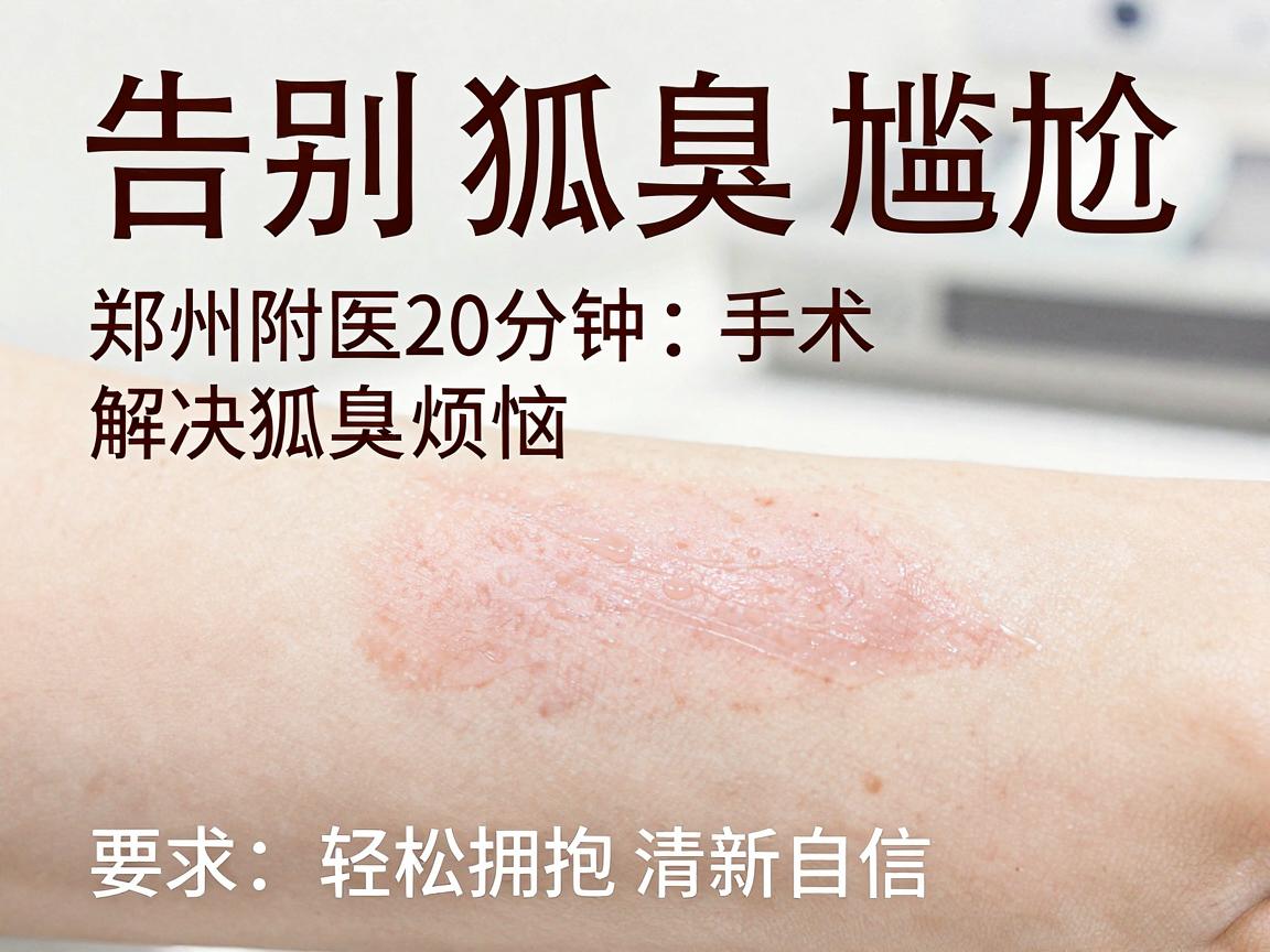 告别狐臭尴尬,郑州附医20分钟手术解决狐臭烦恼,轻松拥抱清新自信 告别狐臭尴尬,郑州附医20分钟手术解决狐臭烦恼,轻松拥抱清新自信