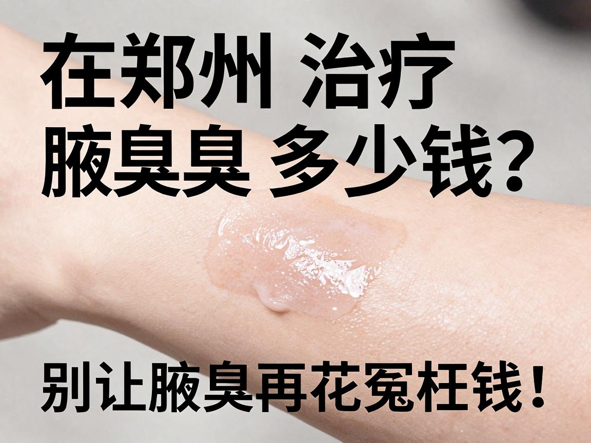在郑州治疗腋臭多少钱?揭秘腋臭治疗费用真相,别让腋臭再花冤枉钱! 在郑州治疗腋臭多少钱?揭秘腋臭治疗费用真相,别让腋臭再花冤枉钱!