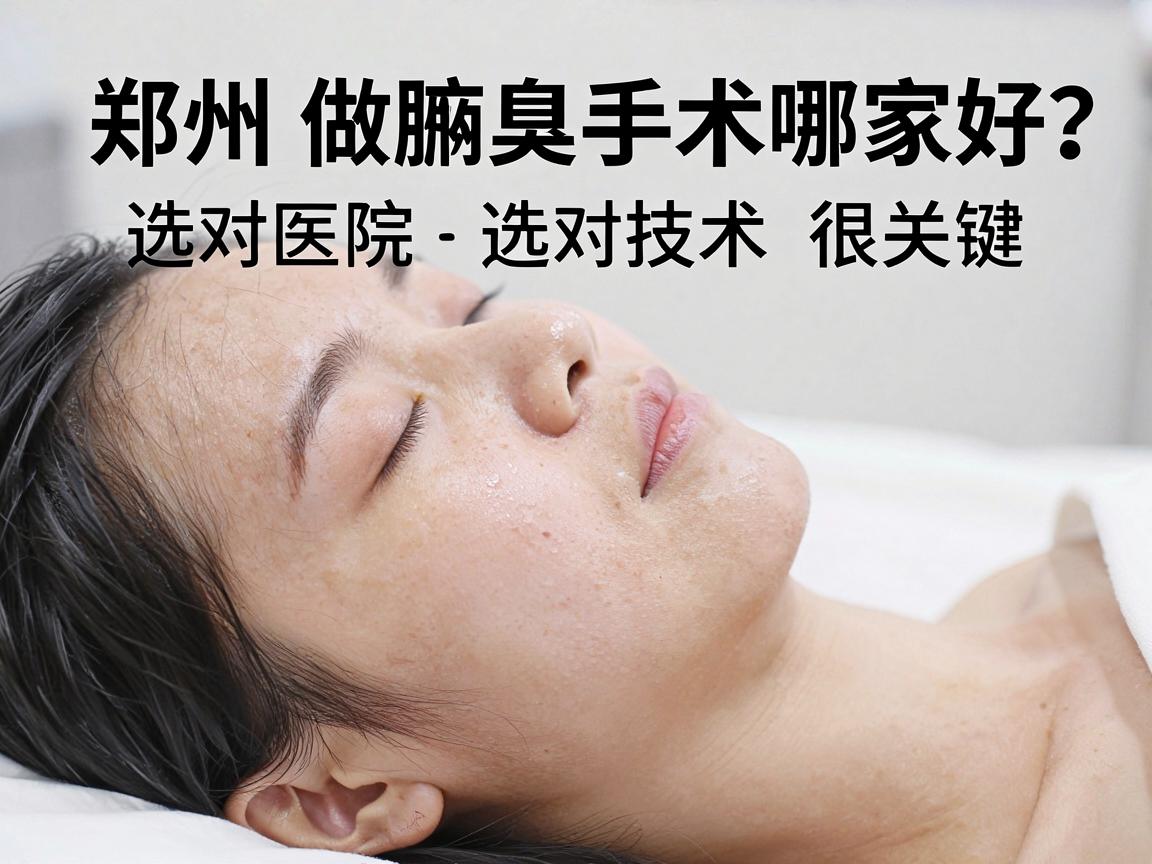 郑州做腋臭手术哪家好?选对医院选对技术很关键 郑州做腋臭手术哪家好?选对医院选对技术很关键