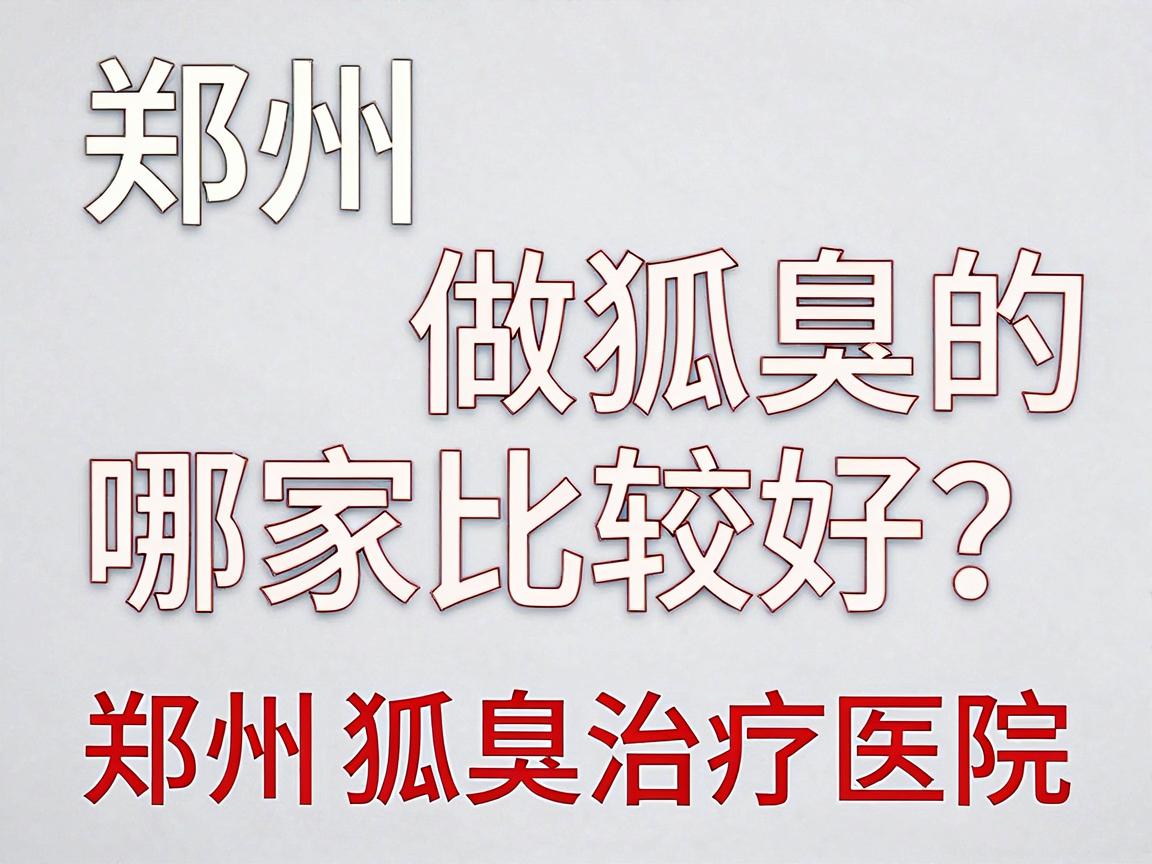 郑州做狐臭的医院哪家比较好?专业博主教你选对郑州狐臭治疗医院 郑州做狐臭的医院哪家比较好?专业博主教你选对郑州狐臭治疗医院